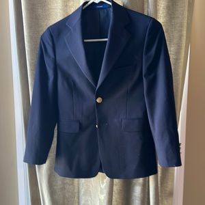 Navy Blue boys suit coat!  Like New!